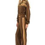 Aviator Nation  Cropped Zip Hoodie – Chocolate/Espresso SIZE: S Brand New With Tags — Retail $196 Photo 10