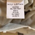 EUC Nili Lotan chalk cropped military pants Size 6 Photo 4