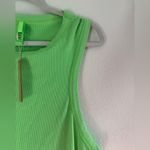 SKIMS  Cotton Rib Tank Dress in Neon Green, Size 4X Photo 2