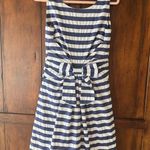 Kate Spade  | Jillian Dress Blue Stripe Bow Detail | XS Photo 1