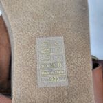 blowfish  Cork Sandals Womens 8 Brown Leather Buckle Slip On Summer Thong Photo 6