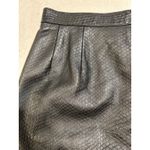 wilson's leather WILSONS Black Genuine Leather Luxe Snake Reptile Textured Skirt Vintage MEDIUM Photo 10