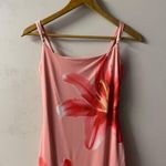 SheIn NWOT Pink Tropical Floral Bodycon Midi/Maxi Dress Size S Photo 2