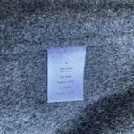 Talbots  Navy Wool Fleece Jacket Blazer Open Sweater Cardigan Size L Pockets Photo 2