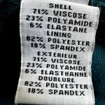 Diane Von Furstenberg  New Koto Pencil Skirt Mini Pleated Zip Viscose Blue 8 Photo 3