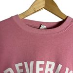 Departure Beverly Hills Pink Crewneck Graphic Long Sleeve Pullover Sweatshirt M Size M Photo 3
