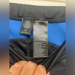 Urban Outfitters  Black Blue Mesh Panel Midi Thigh Bike Shorts SZ M Photo 3