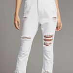 Ser.O.Ya Omar Drop Crotch Boyfriend distressed jeans White Size 25 Photo 0