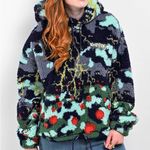 Empyre Ramona Lightning Cityscape Sherpa Hoodie Black Size XL Photo 5