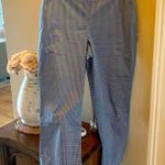 Talbots  Cropped Dress Pants Cotton Navy Blue Womens 10 Photo 5