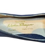 Salvatore Ferragamo  Boutique Espadrille 9bbbb‎ Wedge Shoes Womens Canvas Italy Photo 3