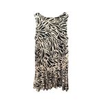 H&M  Sleeveless Dress Tiered Animal Print Casual Summer V-Neck Midi Dress‎ Medium Photo 1
