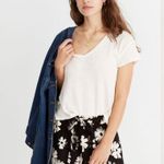 Madewell Drapey Pull-On Shorts in Ikat Floral women’s size medium Photo 1