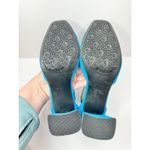 Adrienne Vittadini  Sandals Size 6.5 Blue Poetic Block Heel Ankle Strap Photo 9