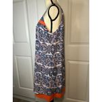 THML Luceea Stitch Fix Size Large Blue Orange Paisley Sleeveless Shift Dress Photo 1