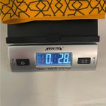 Nike Dri-FIT Medium Support Sports Bra Yellow Gold Geometric Band MED Photo 2