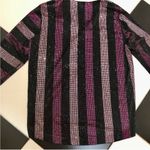 Retrofête NWT Retrofete Joie Bedazzled Blouse Rhinestone Top Satin Statement Sequin Small Photo 8