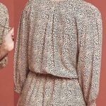 Anthropologie BEACHGOLD by Chelsea Romper • XS/S • Tan/Black Leopard Photo 0