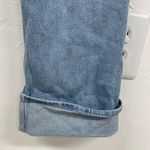 Hollister Light Wash Ultra High Rise Dad Jeans Womens 27 Rolled Hem Zip Fly Photo 2