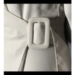 Topshop  Cream Wrap Belt Blouse Deep V-Neck Size 6 NWT Photo 7