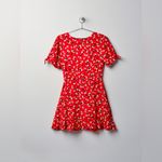 Faithfull the Brand  Daphne Floral Short Sleeve Mini Dress Photo 4