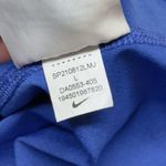 Nike  Pro Dri-FIT Training Women's Large Royal Blue Racerback Tank Slim Fit Gym Photo 11