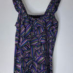 Marc by Marc Jacobs Marc By Marc Jacob’s Pink Blue Ruffle Silk Blouse Small Photo 0