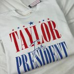 Simply Southern Simply‎ Southern "Taylor for President" white sweatshirt Size Medium-Large new Photo 6