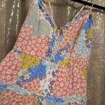 Forever 21  Floral Boho Patchwork Fairy Cottagecore Mini Dress Large Photo 2