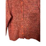 Kathleen Sommers Mohair Wool Blend‎ Spice Orange Cardigan Sweater Small Red Photo 1
