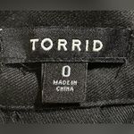 Torrid Mini Twill Pleated Skater Skirt black size Large 12 Photo 5