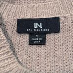 I.N. San Francisco  Lace up Tie Sweater Small S Photo 7