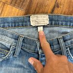 Current/Elliott  Blue Ankle Cropped Jeans with Vintage Fade Photo 1