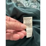 LC Lauren Conrad Dress Sleeveless Tie Neck Tiered Skirt Forest Green Floral Sz S Photo 8