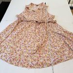 Torrid  Floral Cotton Poplin Collar Button Up Belt Sleeveless Shirt‎ Dres Size 3X Photo 9