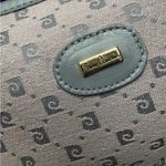 Pierre Cardin  Gray Monogram Crossbody Bag Mini Shoulder Purse Vintage Mini Bag Photo 3