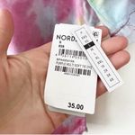 BP  Pink/Blue Tie Dye Short Sleeve Button Down Collared Top Size Small NEW Photo 4