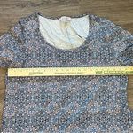 Philosophy Women's Size 2X Blue Floral Short Sleeve Tunic Top Photo 3