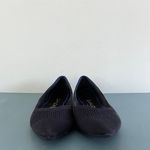 Rothy's Rothy’s The Point Maritime Lattice Stitch Navy Blue Washable Knit Ballet Flats Photo 4