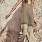 Faherty  Organic Cotton Dawson Jumpsuit Green XL Photo 0