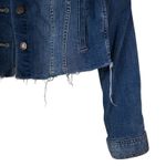 Calvin Klein Jeans  Womens M Cropped Denim Jean Jacket Photo 5