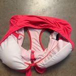 Lauren Ralph Lauren Pink Swim Beach Club Solid Halter One Piece Swimsuit Size 14 Photo 3