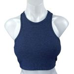 Outdoor Voices Blue Sleeveless Knit Racerback Cami Camisole Crop Tank Top Size S Photo 0