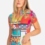 Johnny Was  Nanya Swim Surf Shirt Size XL Photo 0