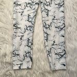 Series 8 Leggings White Black Gray Marble Print Photo 8