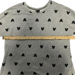 Disney  Women's Gray Mickey Print Long Sleeve Size XL Photo 6