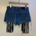 Furst of a Kind Levis fringe denim cut off shorts Photo 5