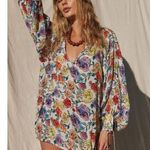 Jen's Pirate Booty  Carnivale Tunic Floral Print NEW Photo 2