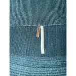 Free People Cowl Neck Ribbed Tunic Sweater Deep Peacock Blue Green Photo 1