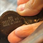 Cole Haan Brown Leather Kitten Heel Sandals with Metallic Embellishments Size 9 Photo 9